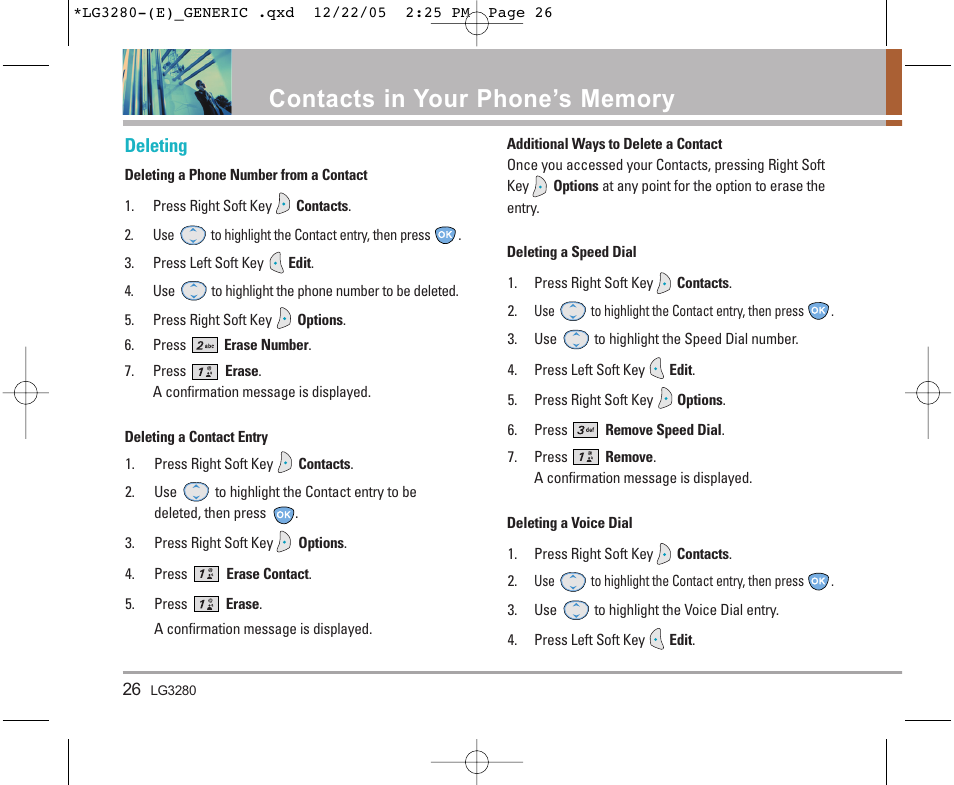 Deleting | LG VX3300 User Manual | Page 28 / 156