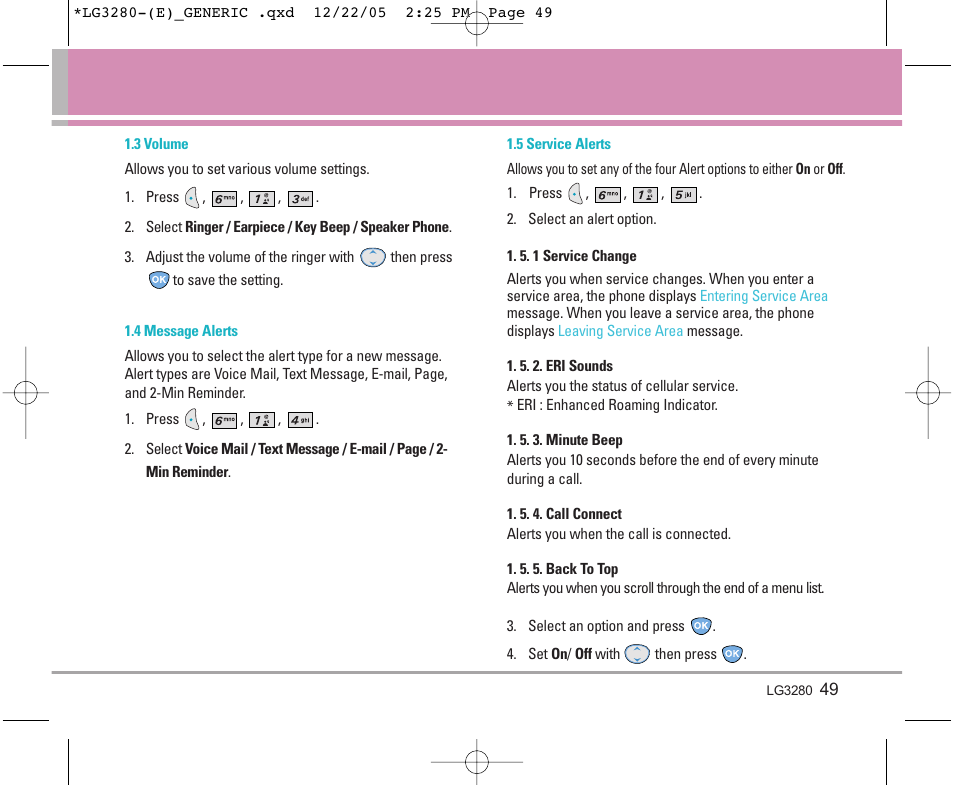 LG VX3300 User Manual | Page 51 / 156