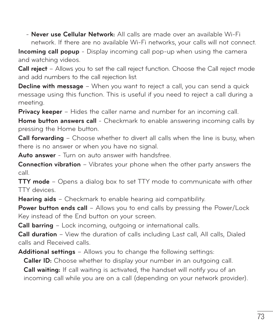 LG D415 User Manual | Page 75 / 122