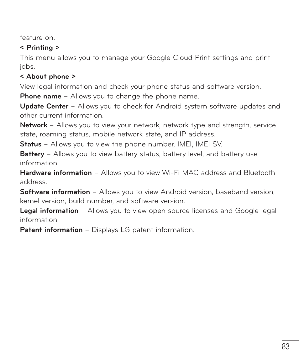 LG D415 User Manual | Page 85 / 122