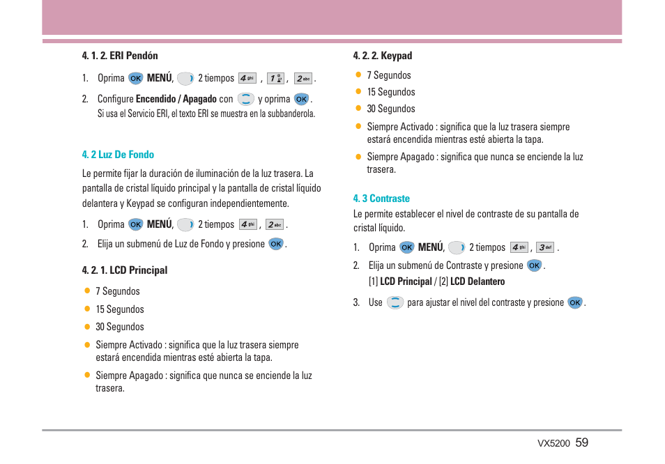 LG VX5200 User Manual | Page 144 / 169