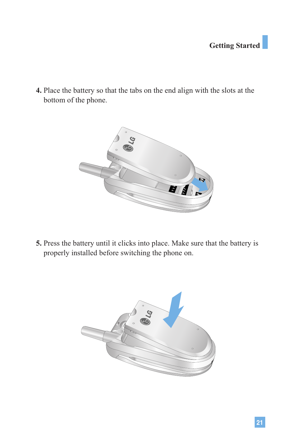 LG G4020 User Manual | Page 24 / 128