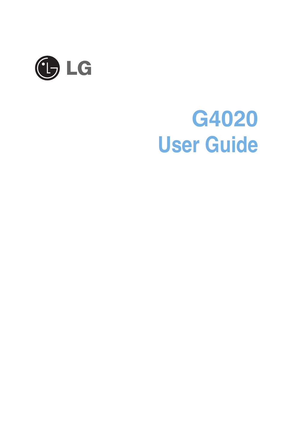 LG G4020 User Manual | Page 6 / 128