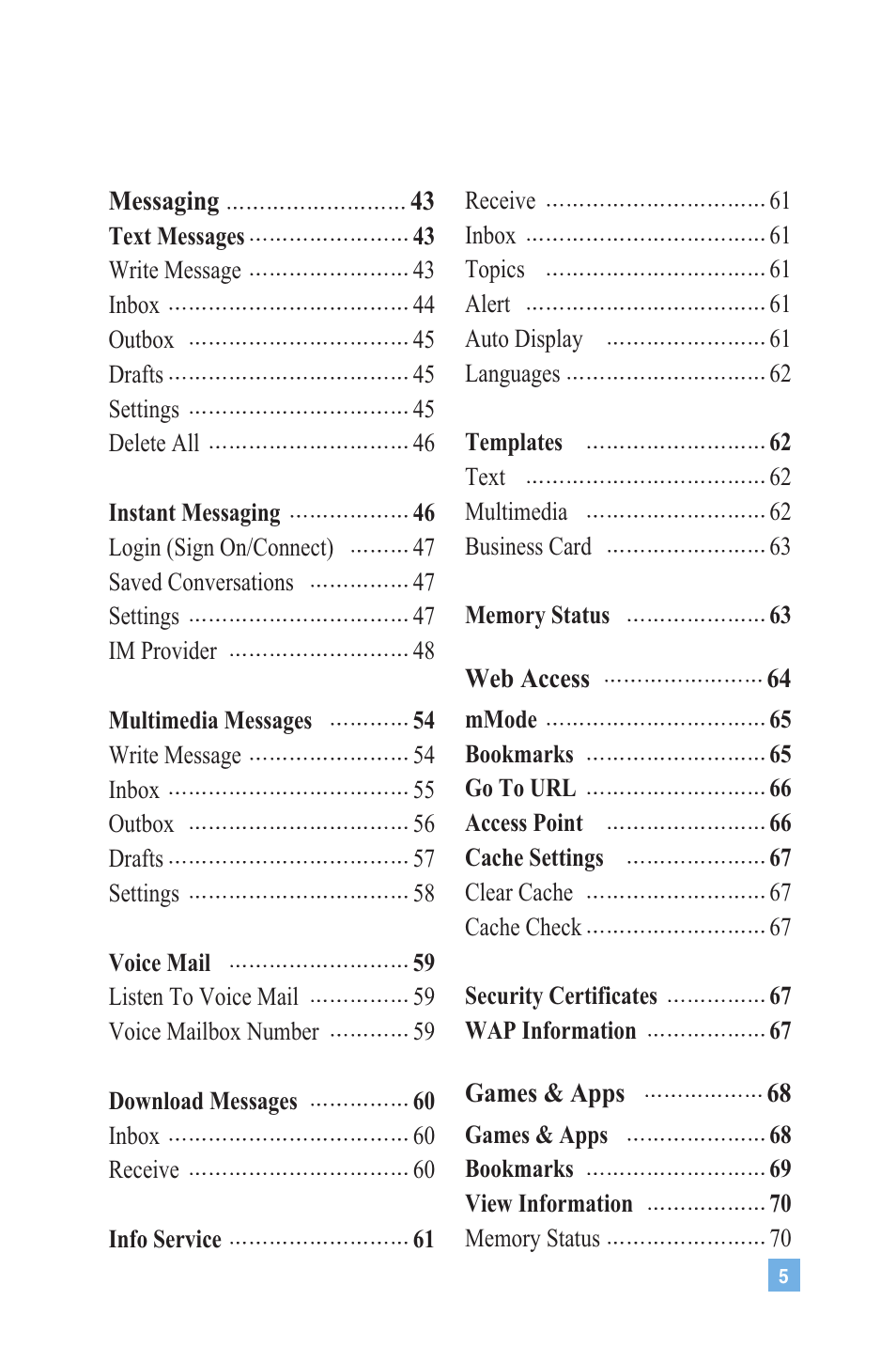 LG G4020 User Manual | Page 8 / 128