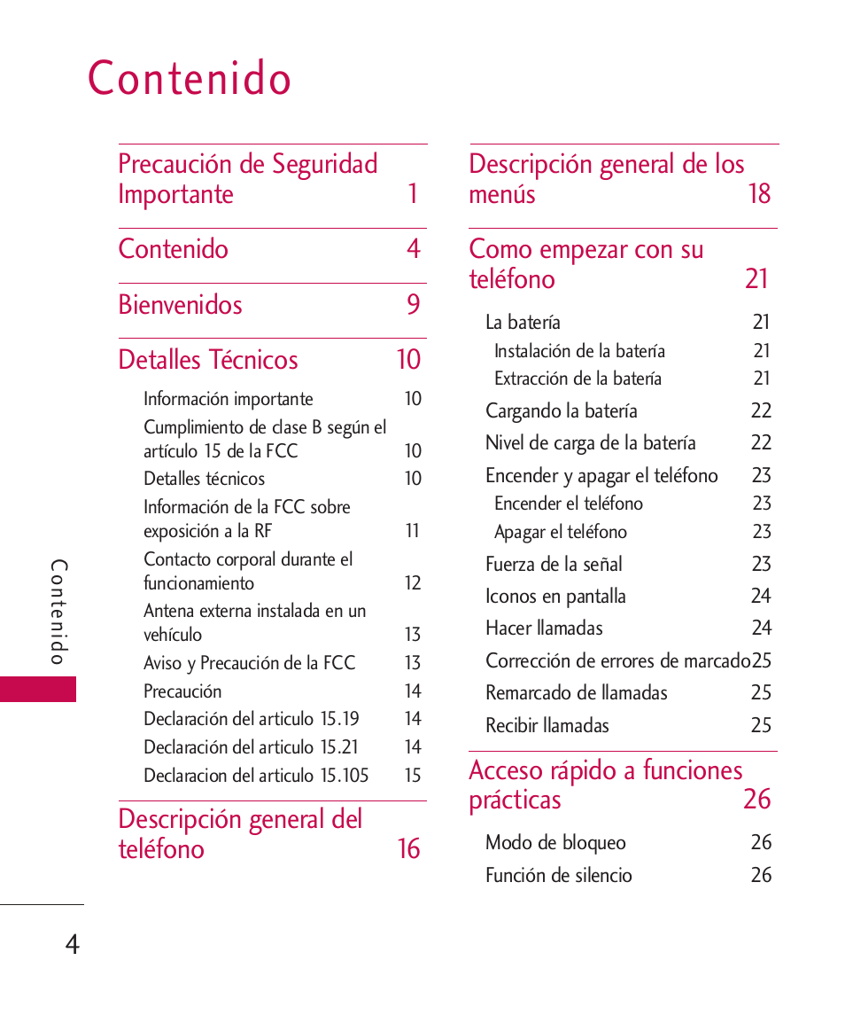 LG LG230 User Manual | Page 126 / 251