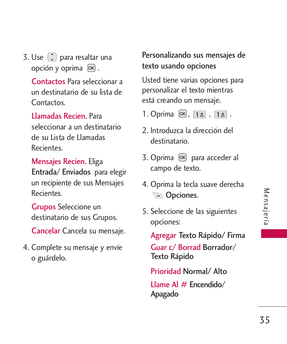 LG LG230 User Manual | Page 157 / 251