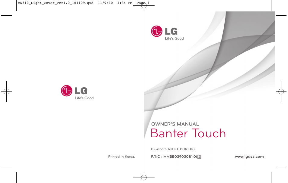 LG LGMN510 User Manual | 69 pages