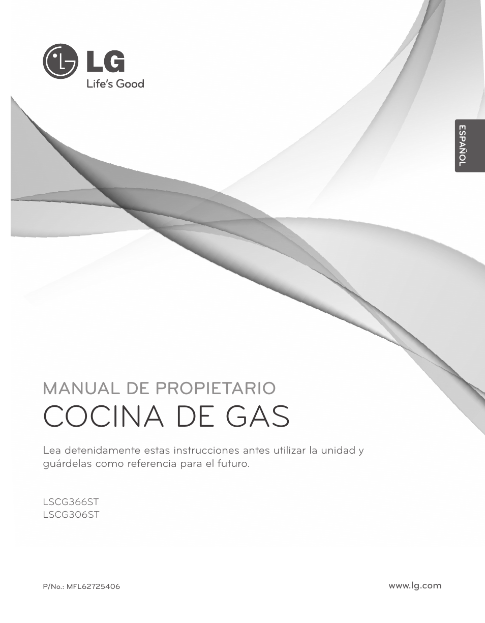Cocina de gas, Manual de propietario | LG LSCG366ST User Manual | Page 17 / 32