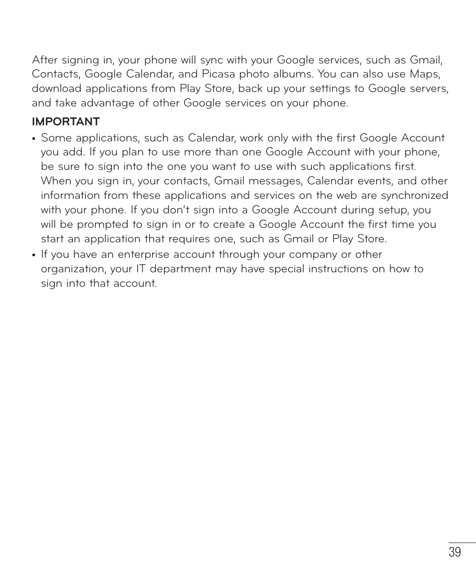 LG LGD851TN User Manual | Page 40 / 145