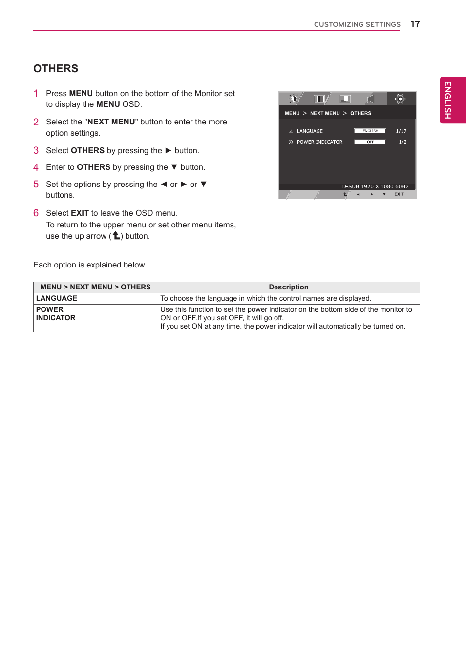 Others | LG 27EA33V-B User Manual | Page 17 / 28