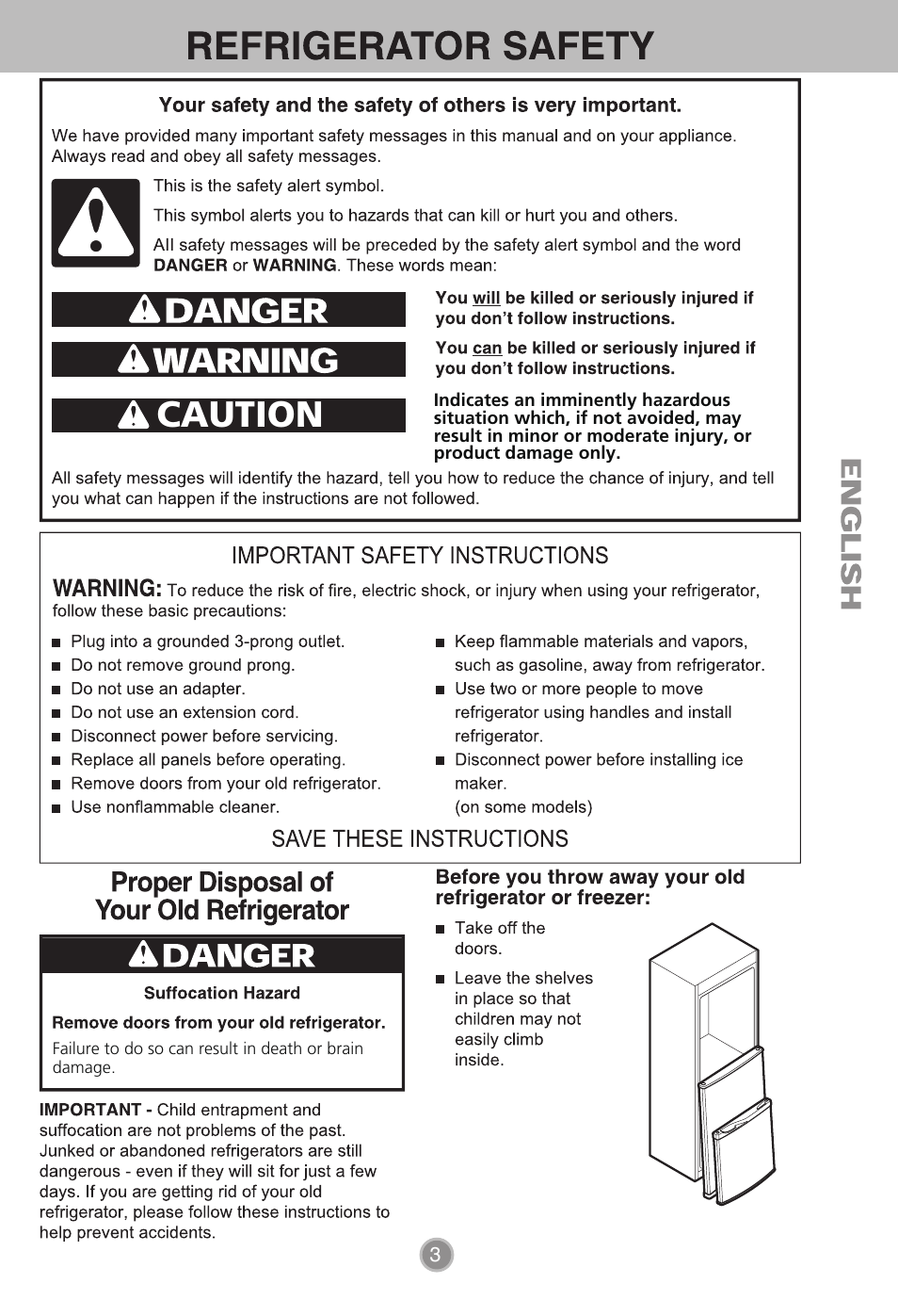 Caution | LG LBN10551PV User Manual | Page 4 / 21