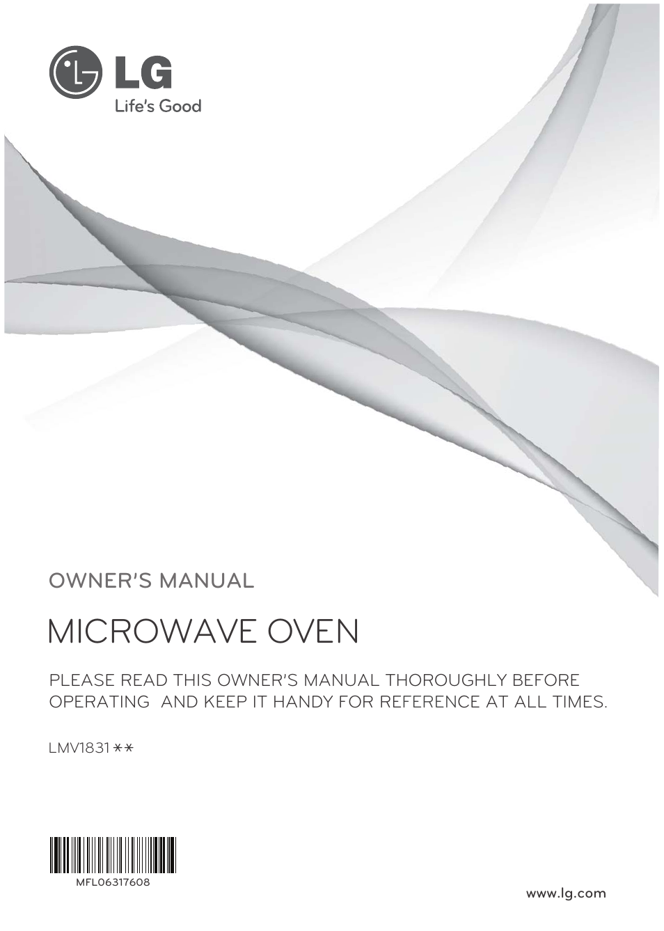 LG LMV1831ST User Manual | 32 pages