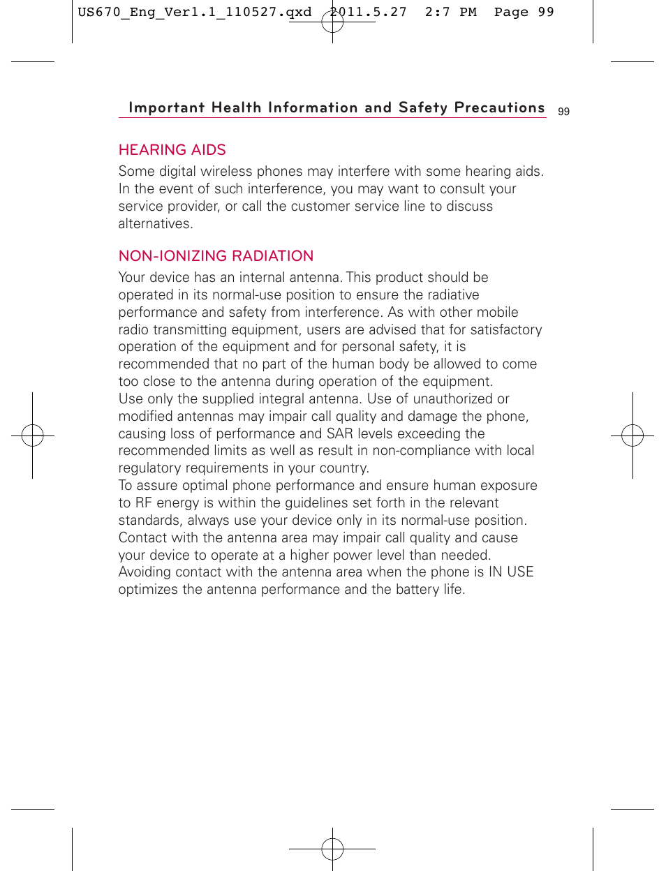 LG US670 User Manual | Page 101 / 309