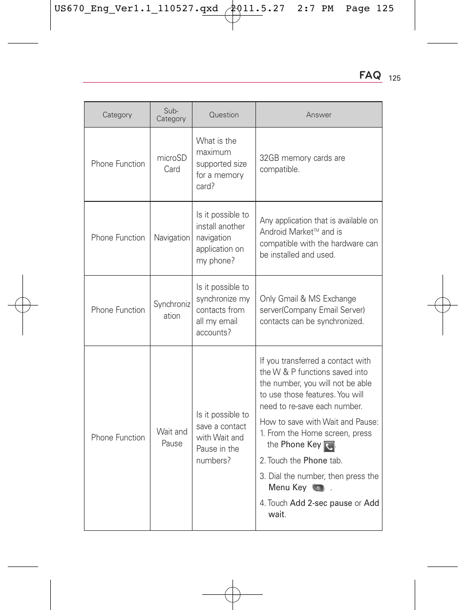 LG US670 User Manual | Page 127 / 309