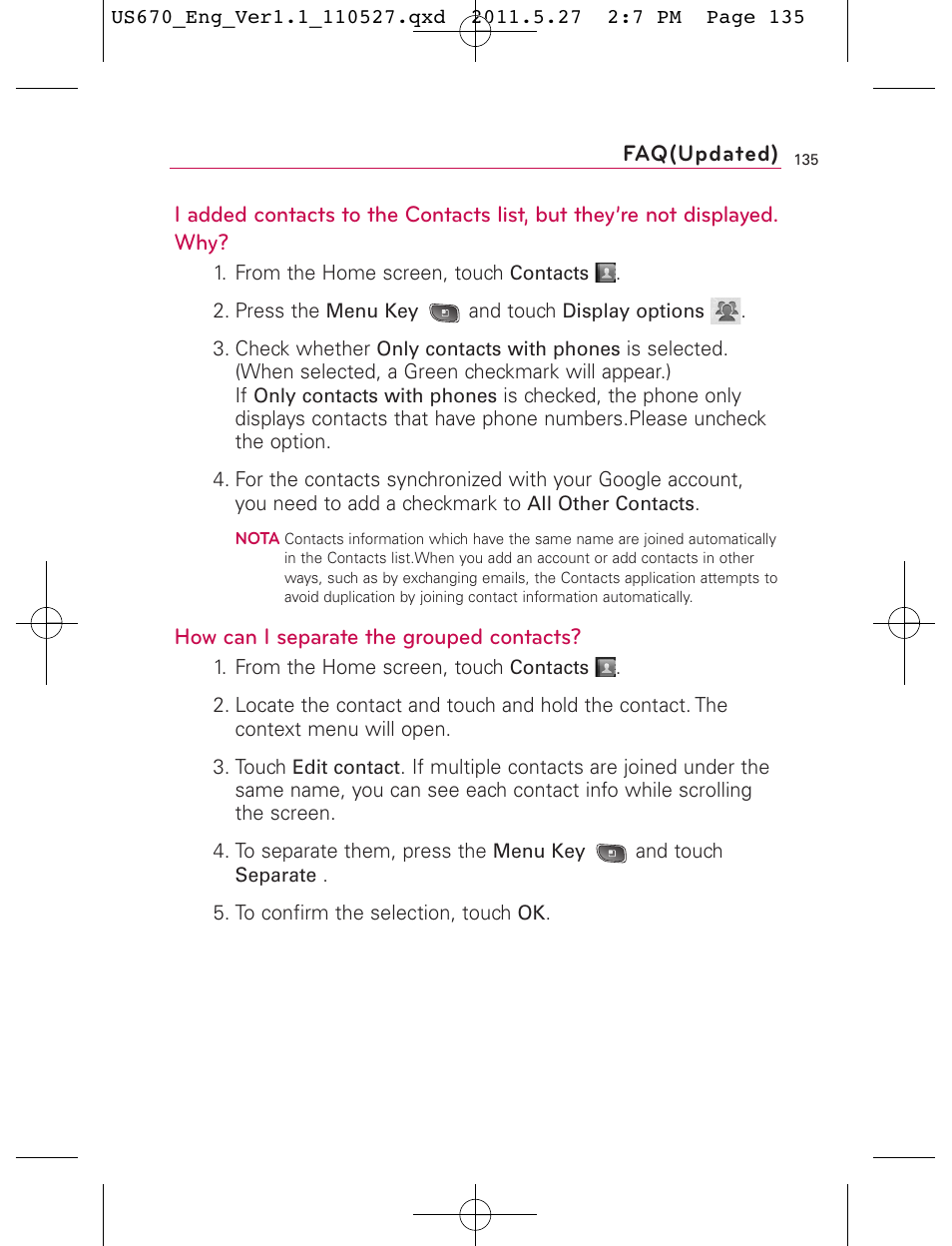 LG US670 User Manual | Page 137 / 309