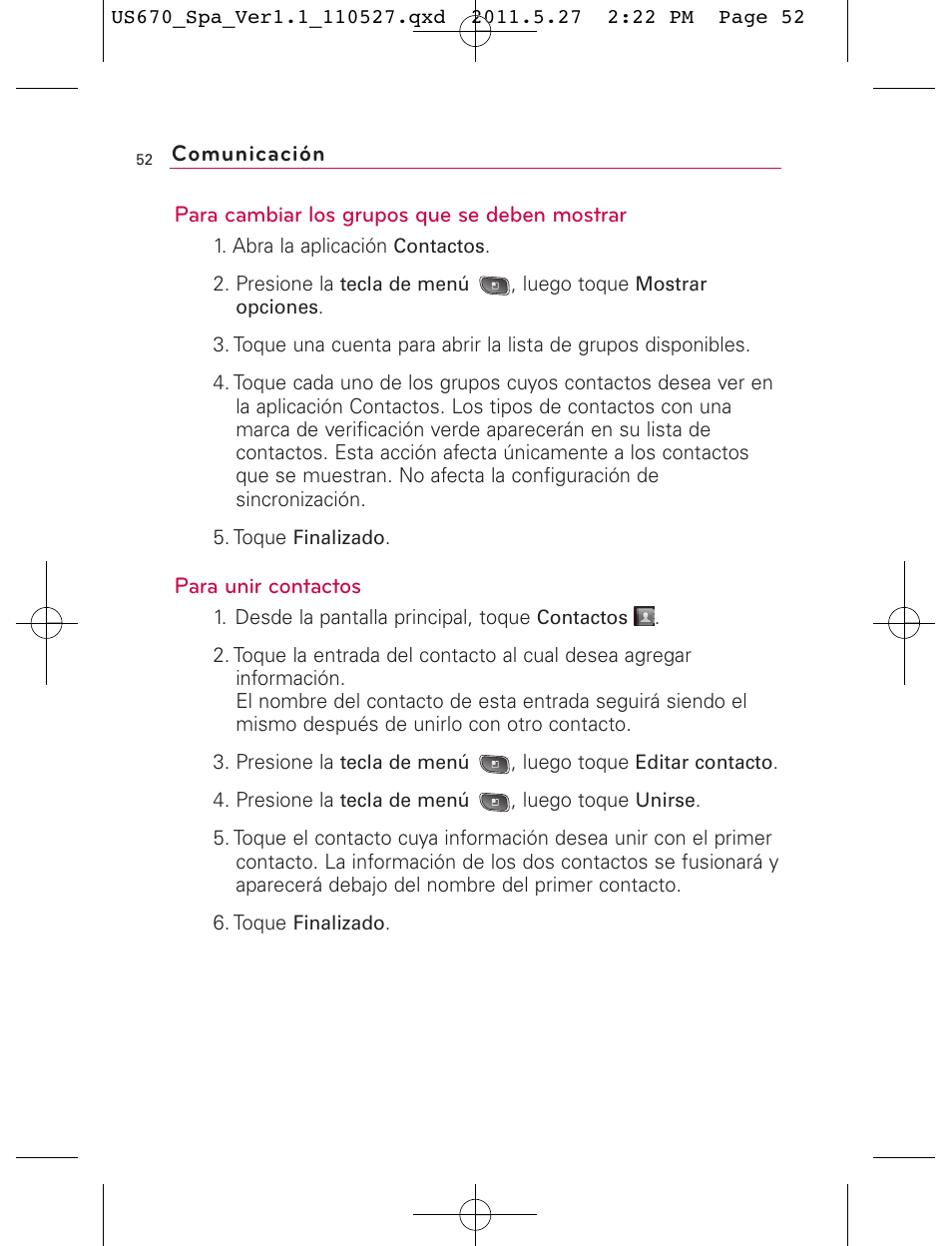 LG US670 User Manual | Page 202 / 309