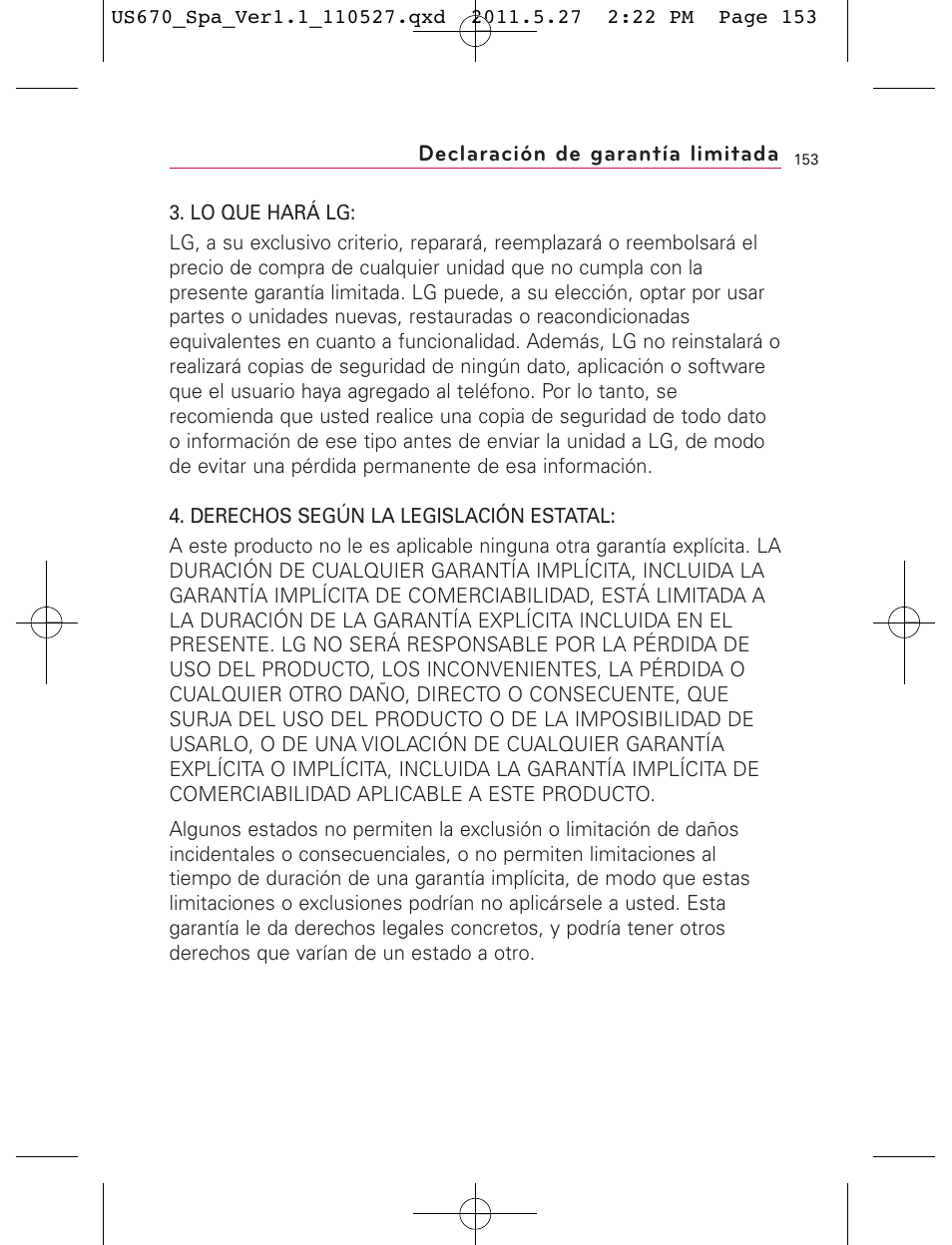 LG US670 User Manual | Page 303 / 309