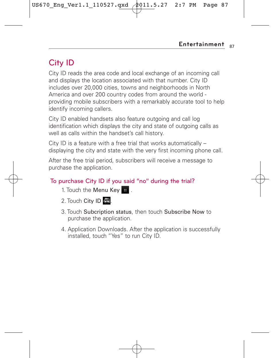 City id | LG US670 User Manual | Page 89 / 309