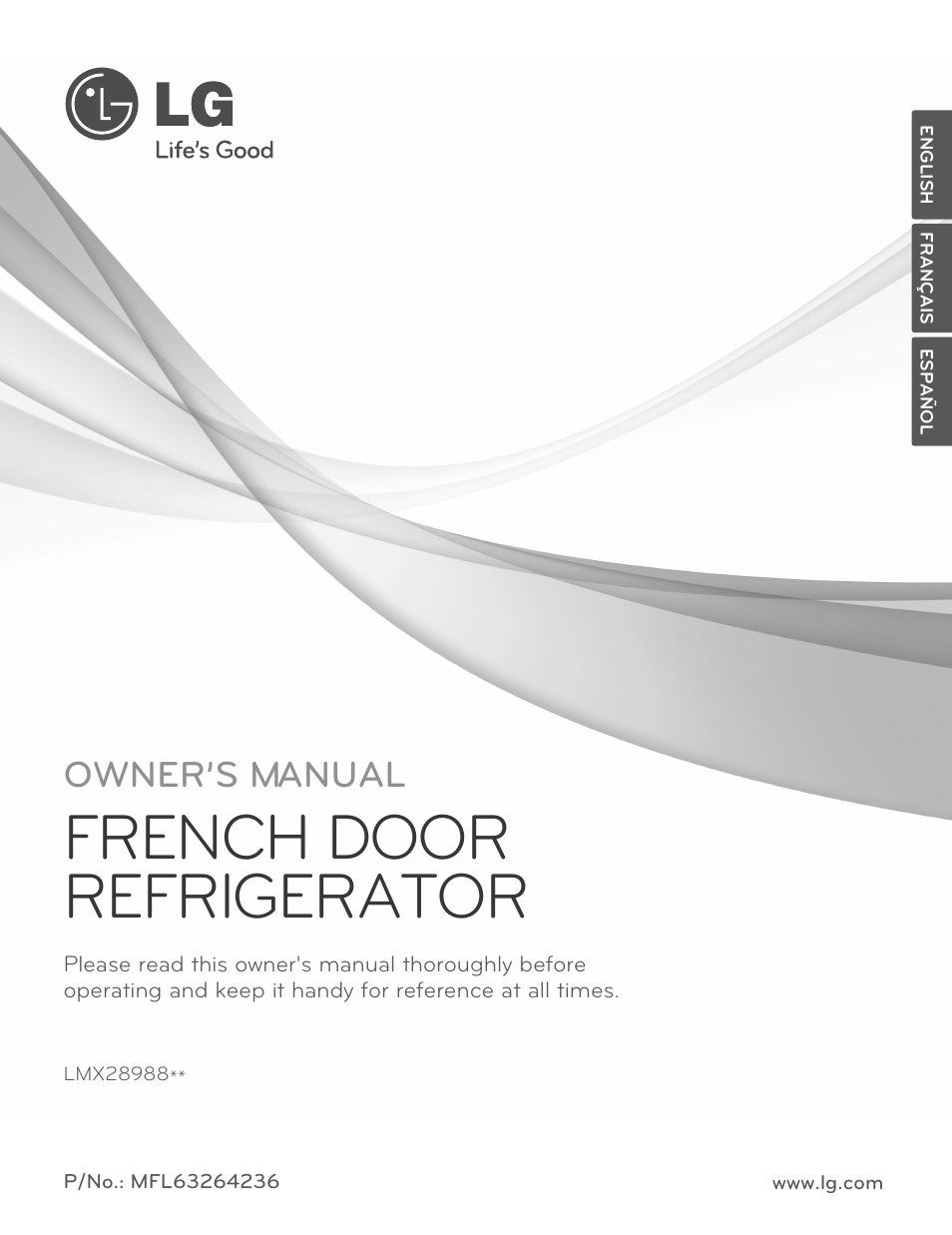 LG LMX28988ST User Manual | 156 pages