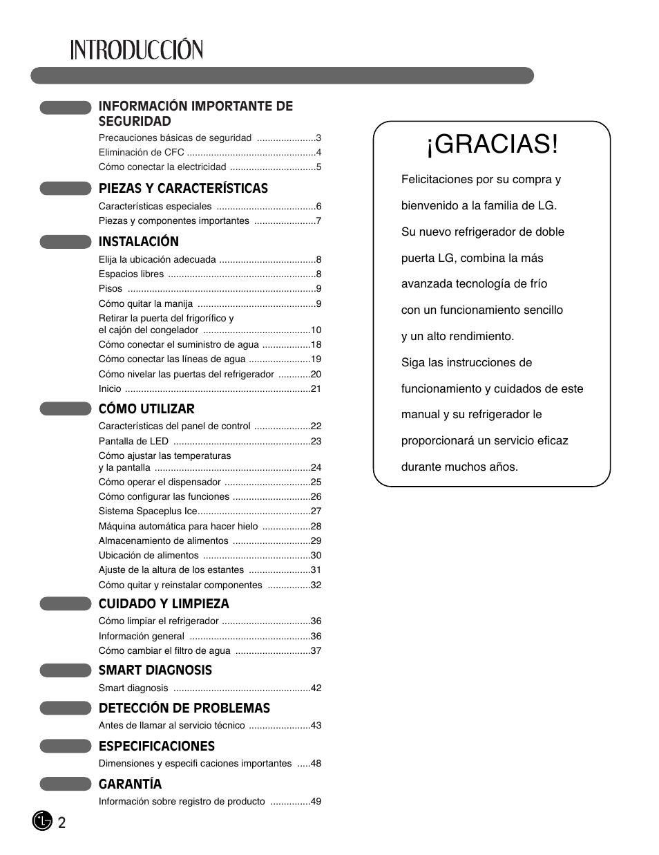 Gracias | LG LMX28988ST User Manual | Page 106 / 156