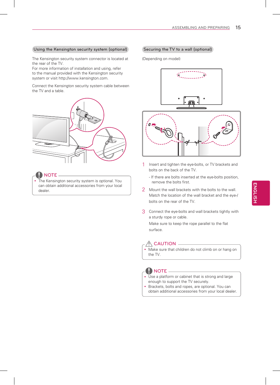 LG 60LN5400 User Manual | Page 15 / 48