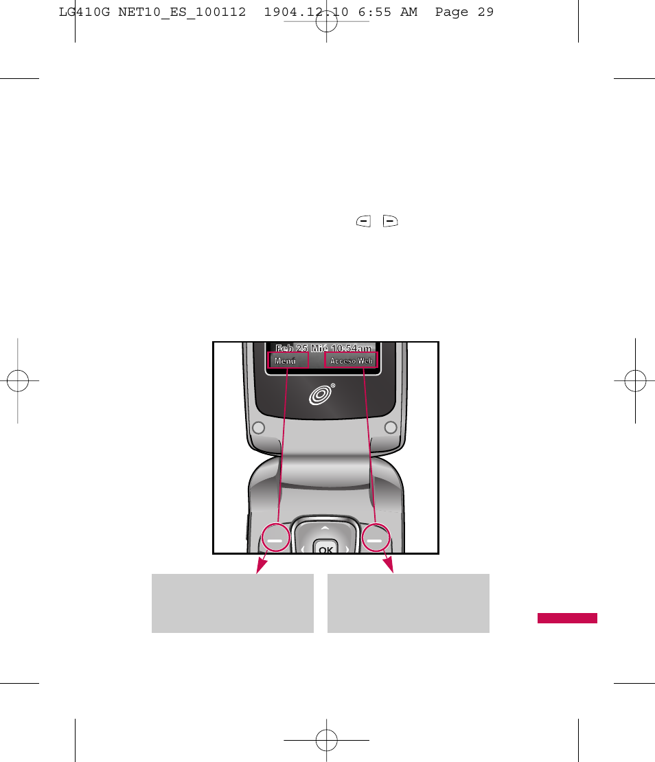 Selección de funciones y opciones | LG LG410G User Manual | Page 130 / 213