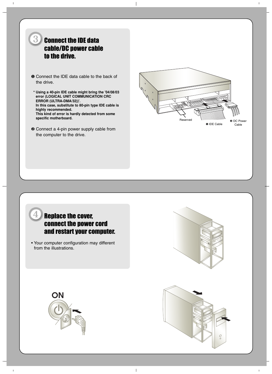 LG GSA-H55N User Manual | Page 2 / 4