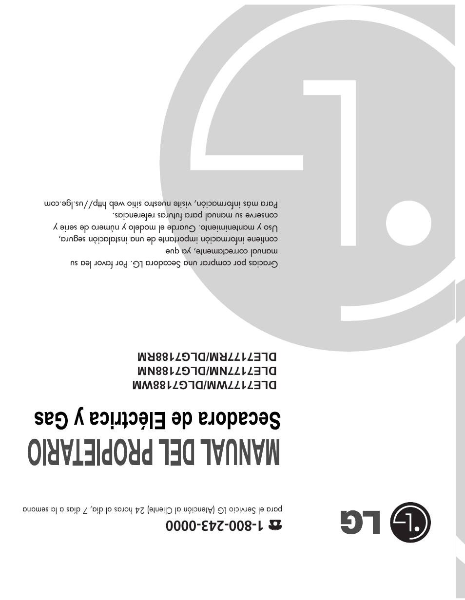 LG TD-V10150G User Manual | 65 pages