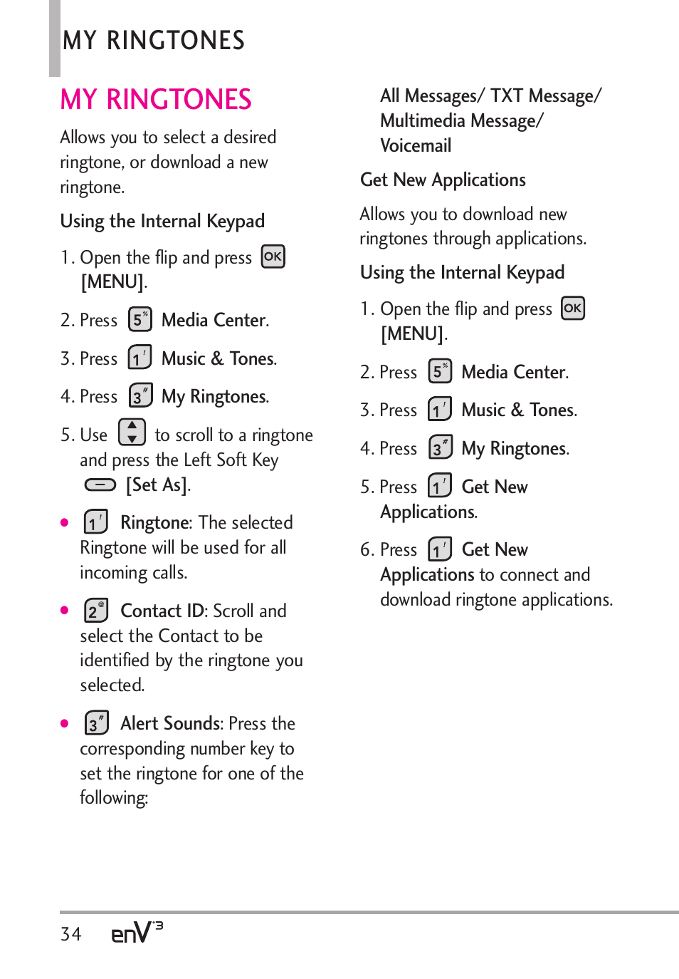 My ringtones | LG LGVX9200 User Manual | Page 36 / 317