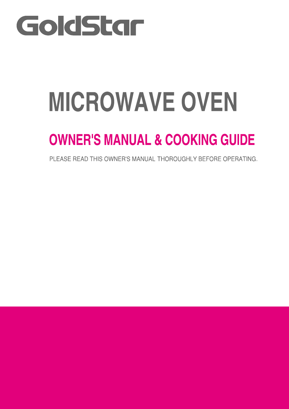 LG MA2130W User Manual | 28 pages