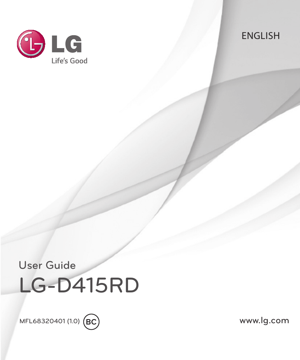 LG LGD415RD User Manual | 121 pages