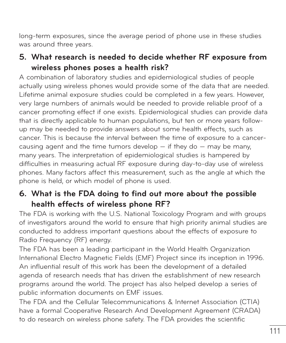 LG LGD415RD User Manual | Page 112 / 121