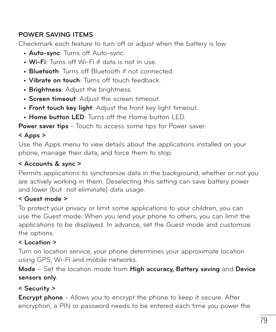 LG LGD415RD User Manual | Page 80 / 121