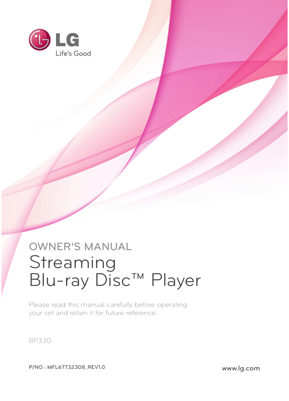 LG BP330 User Manual | 62 pages