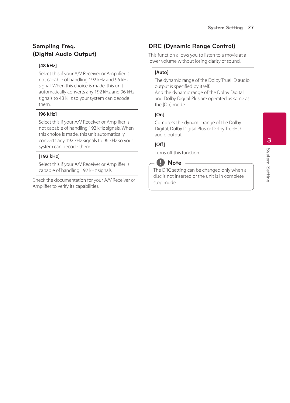 LG BP330 User Manual | Page 27 / 62