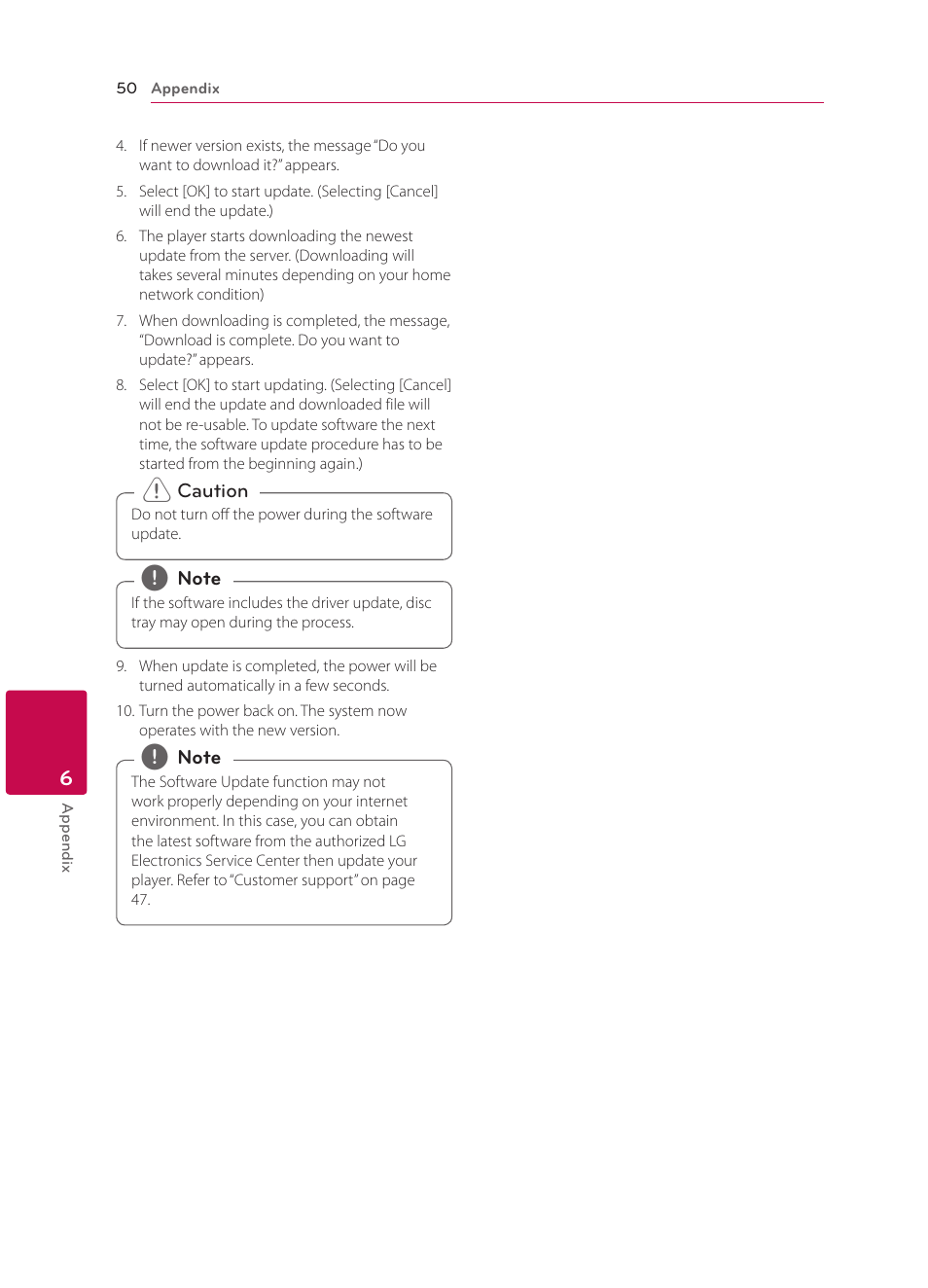 LG BP330 User Manual | Page 50 / 62