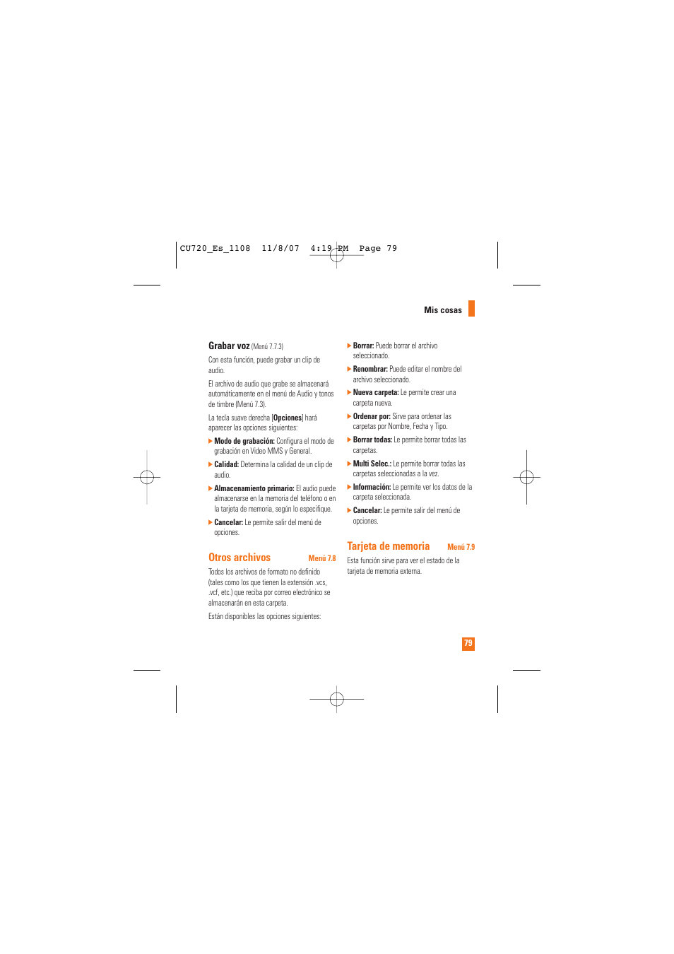 Otros archivos | LG CU720 User Manual | Page 199 / 246