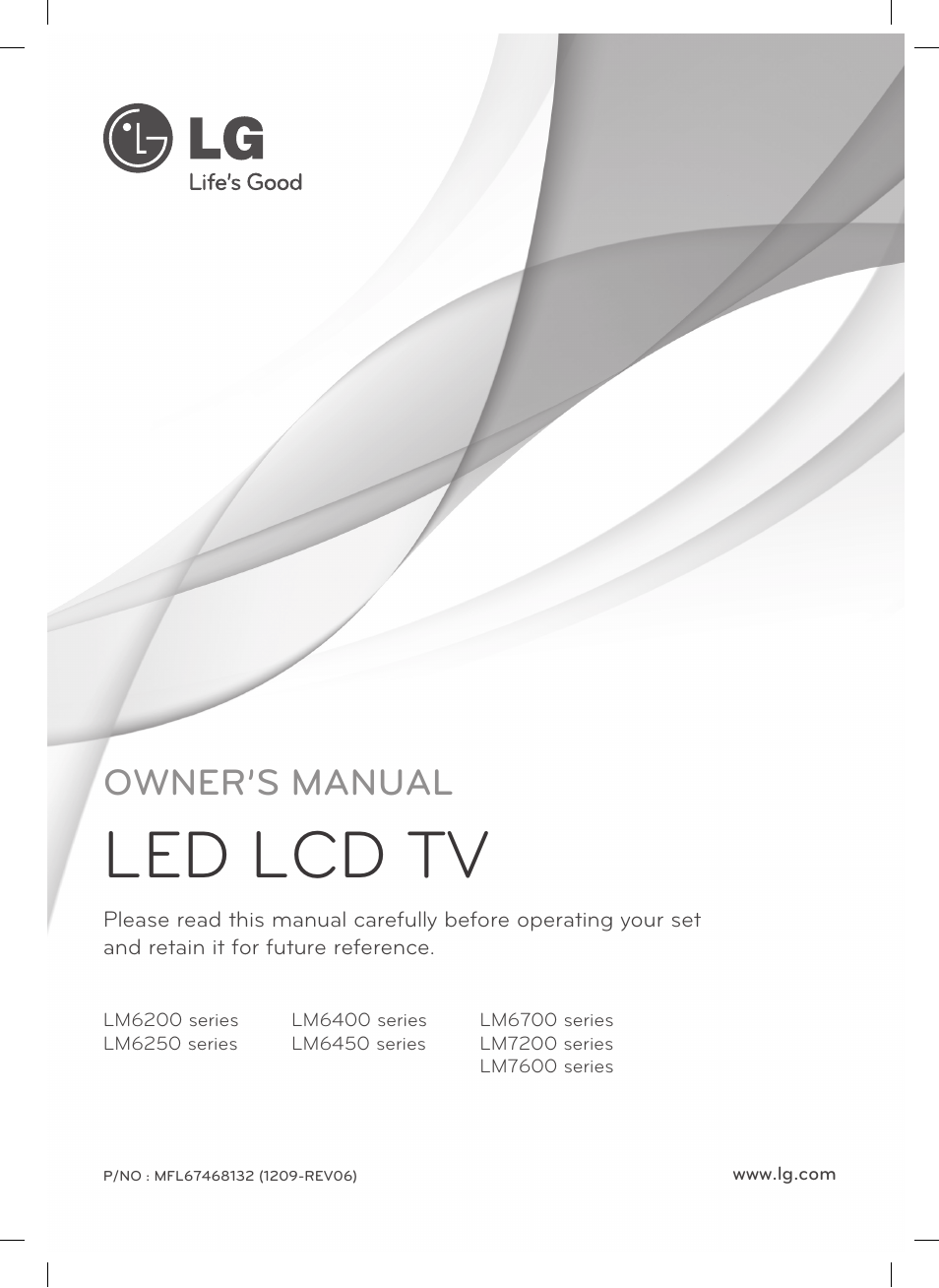 LG 47LM7600 User Manual | 44 pages