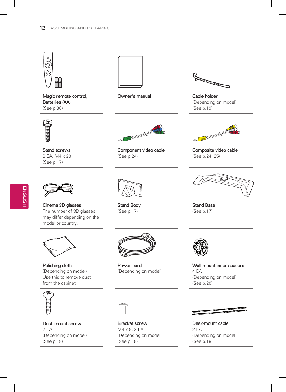 LG 47LM7600 User Manual | Page 12 / 44