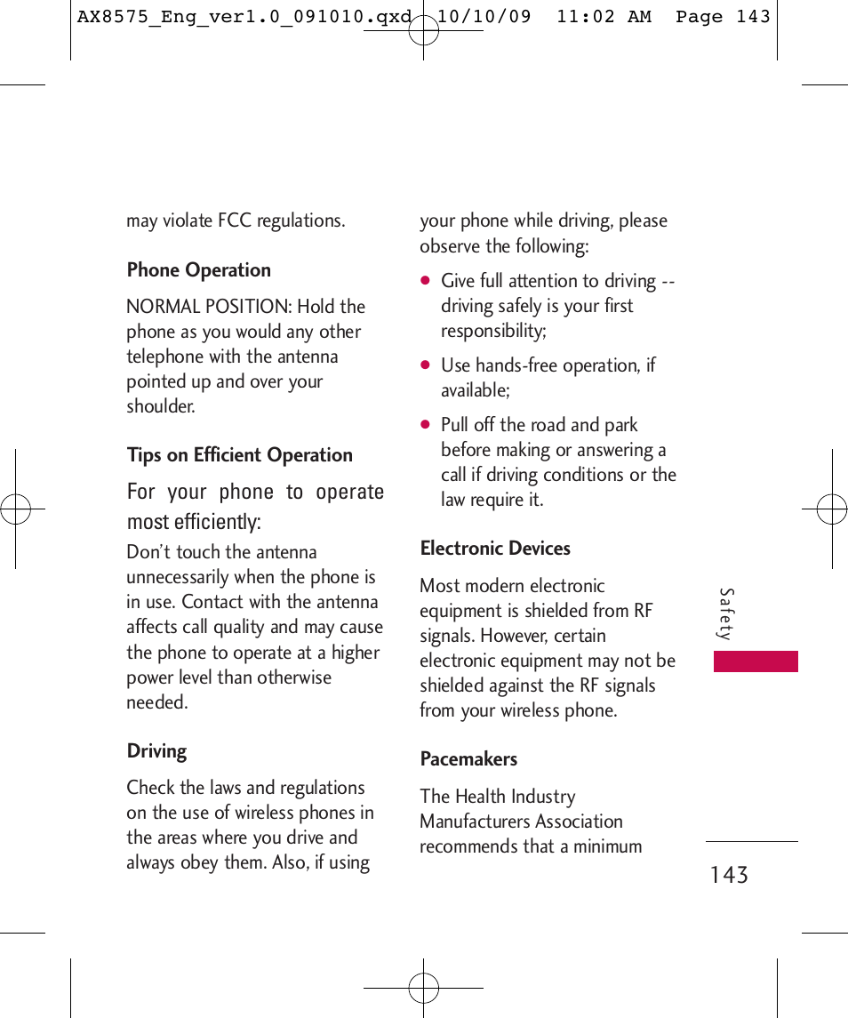 LG LGAX8575 User Manual | Page 145 / 381