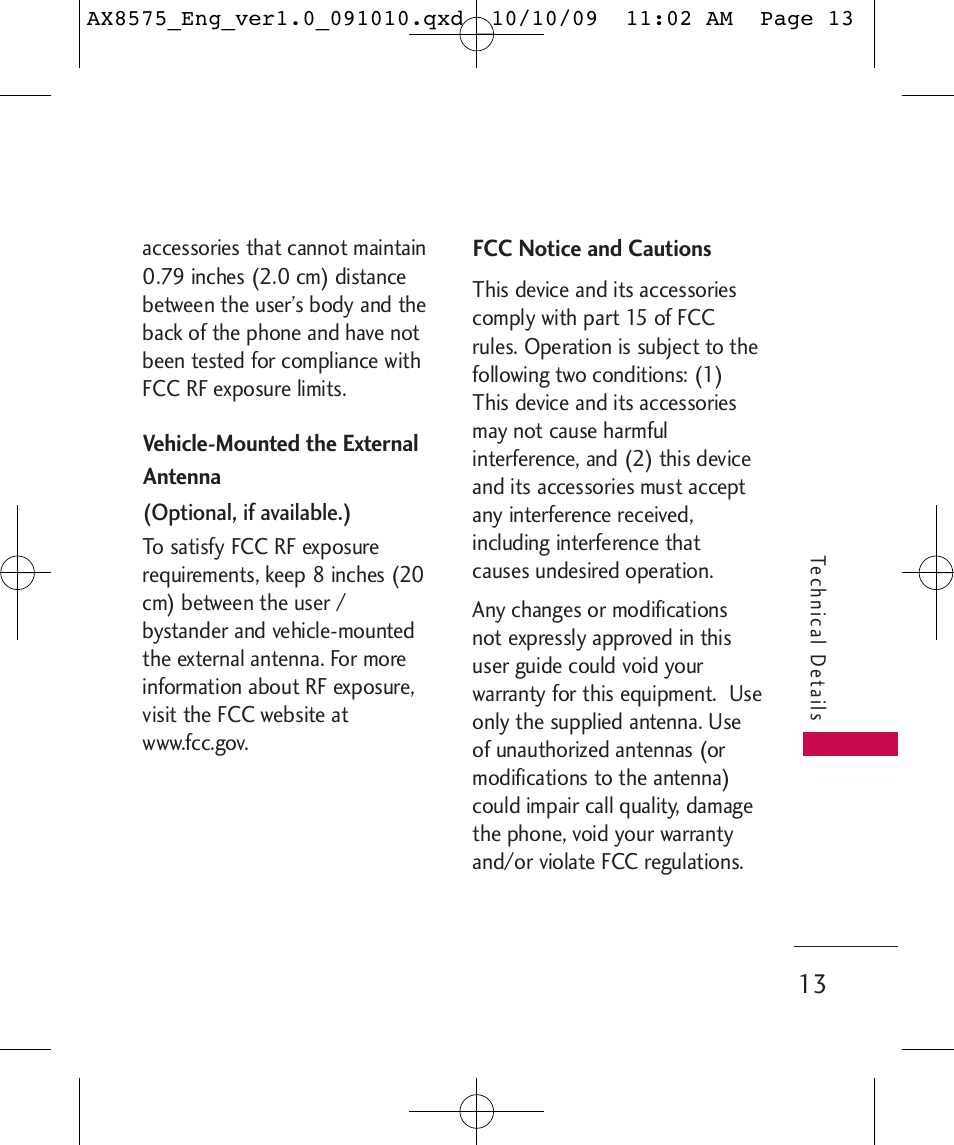 LG LGAX8575 User Manual | Page 15 / 381