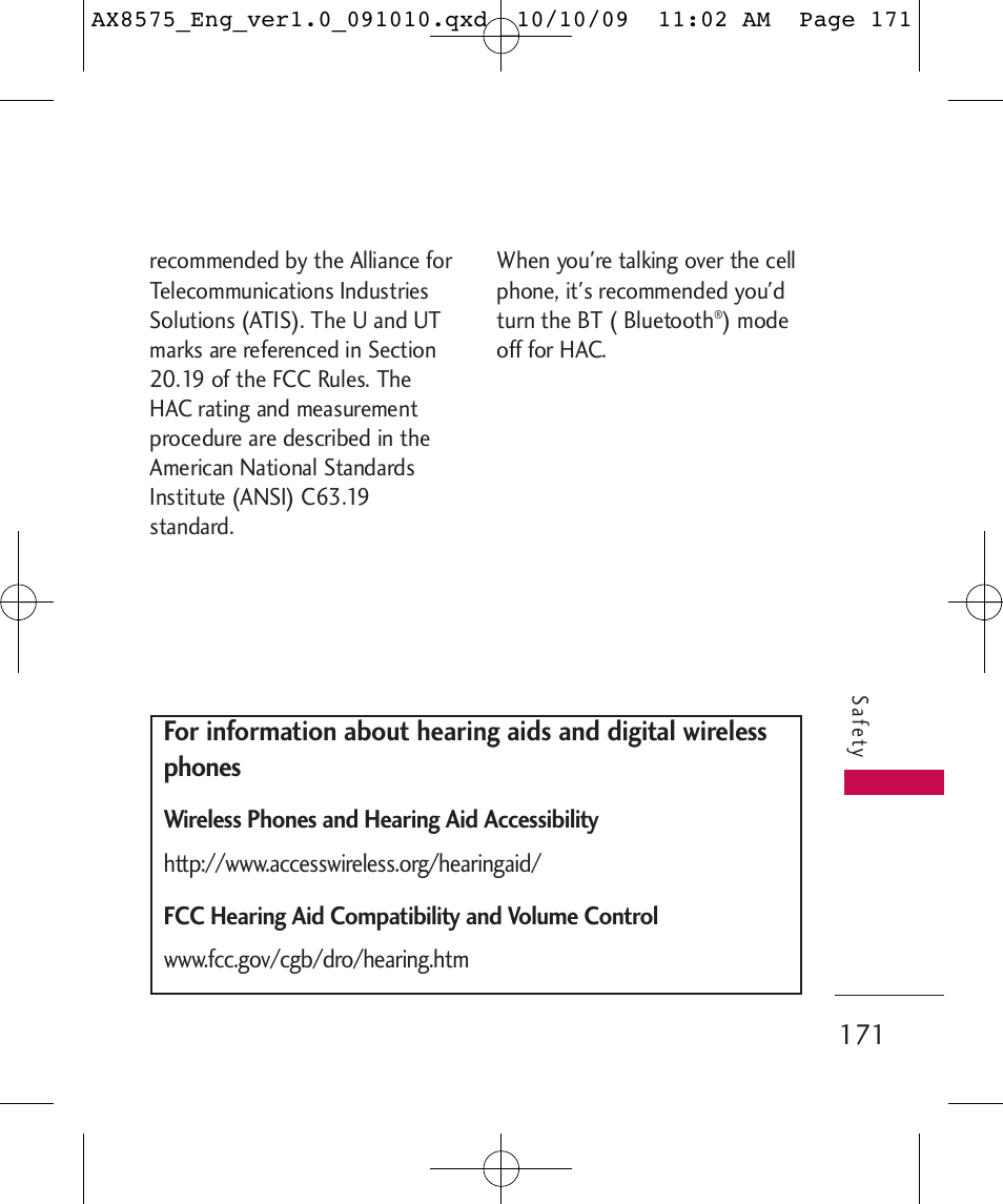 LG LGAX8575 User Manual | Page 173 / 381