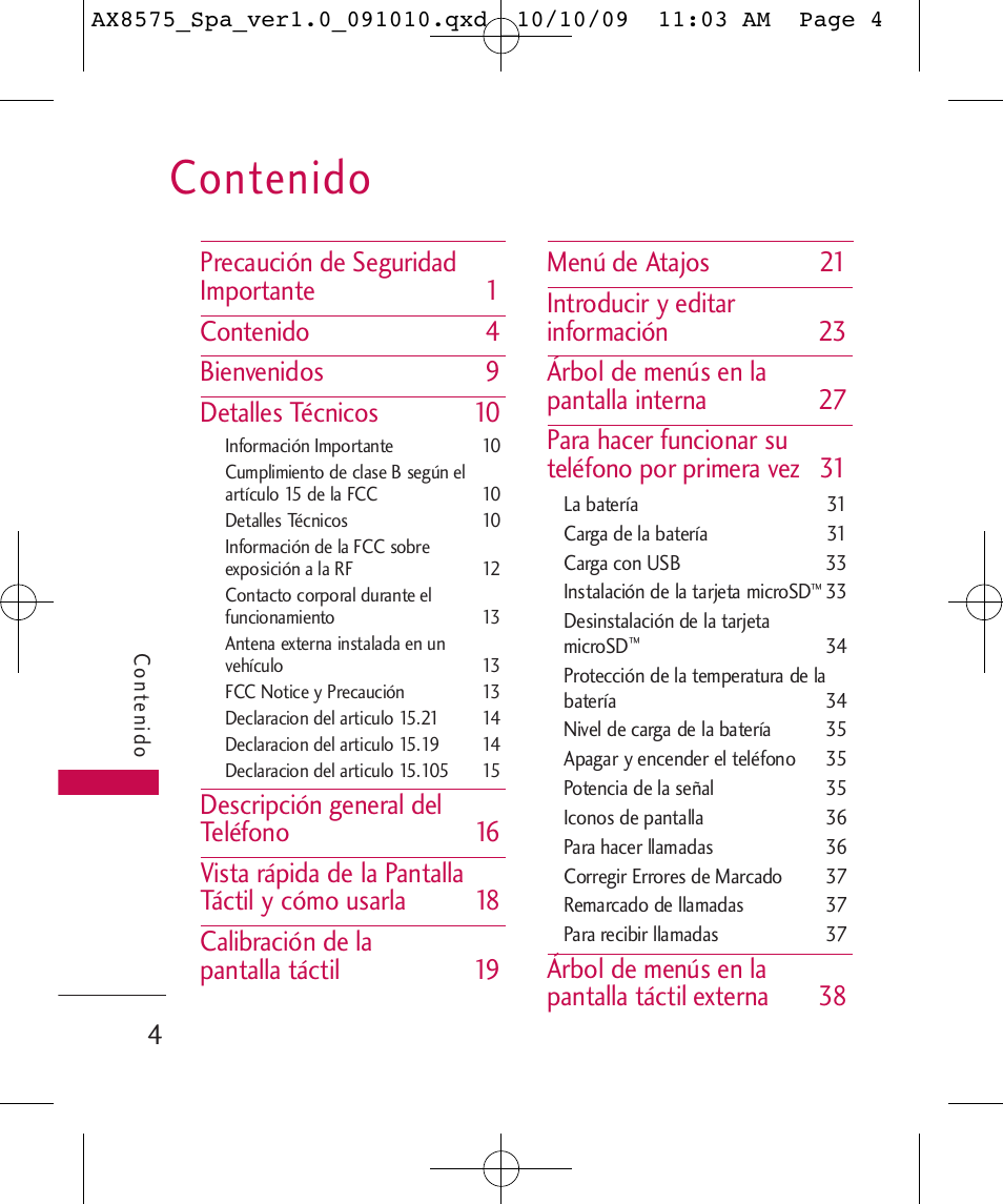 LG LGAX8575 User Manual | Page 188 / 381