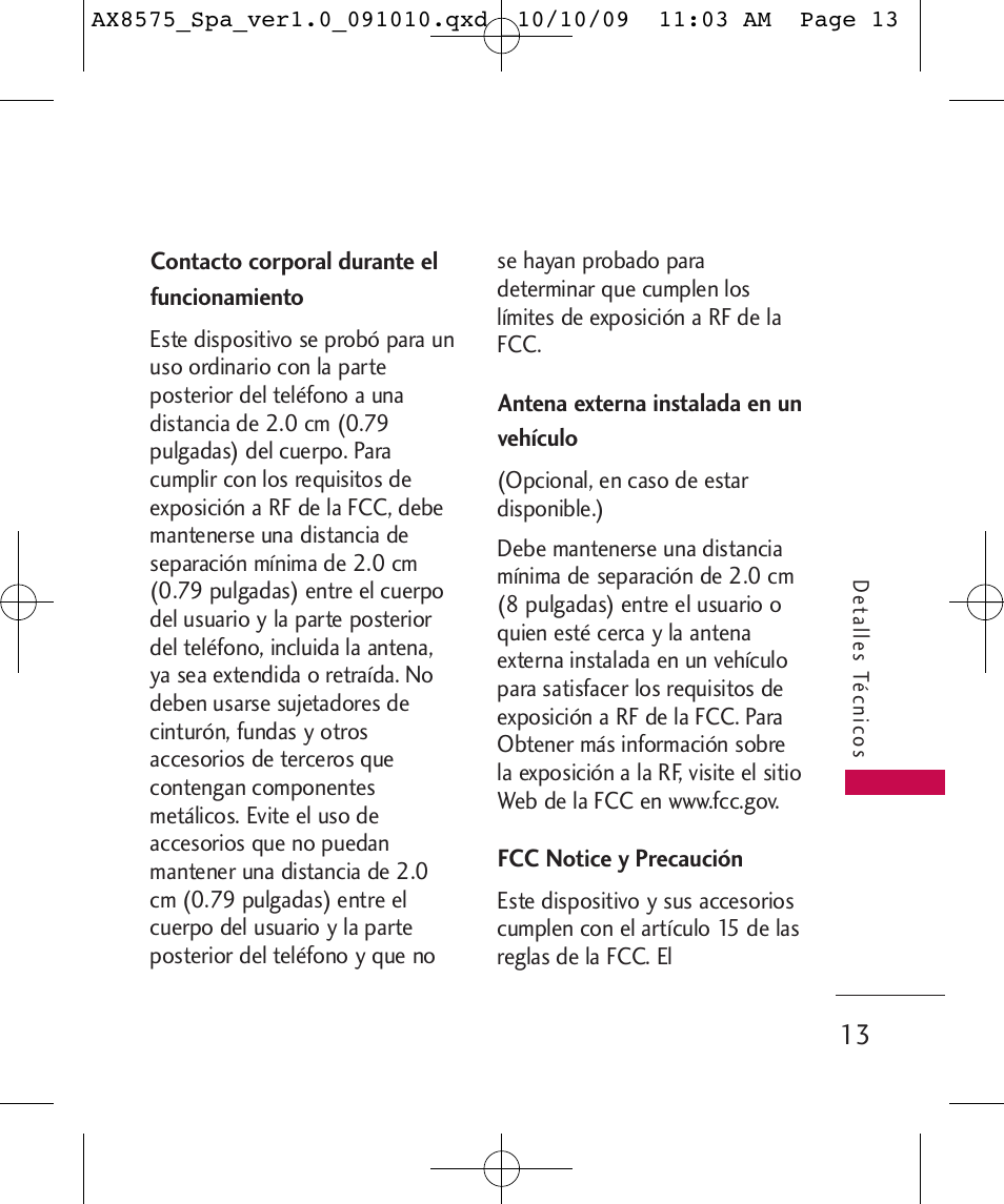 LG LGAX8575 User Manual | Page 197 / 381