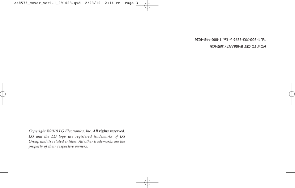 LG LGAX8575 User Manual | Page 2 / 381