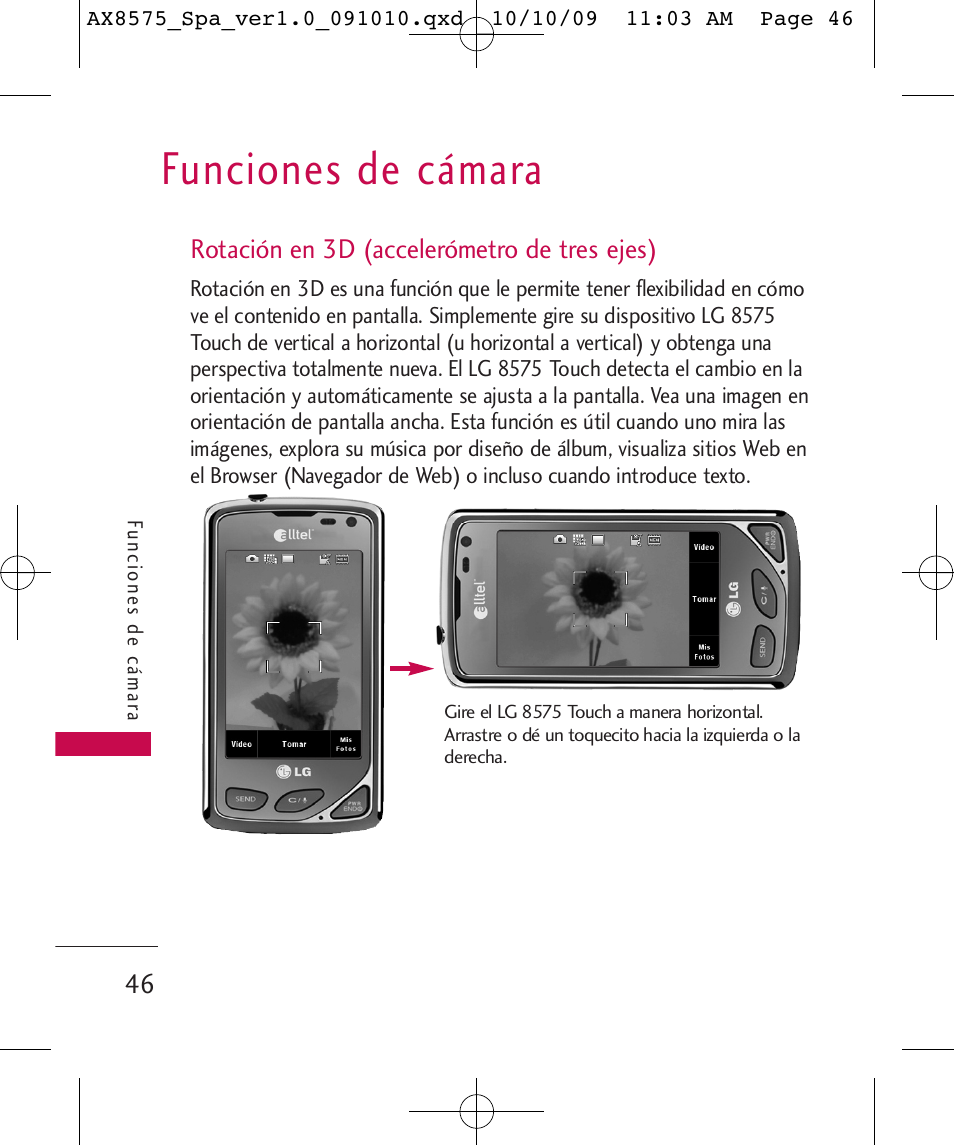 Funciones de cámara | LG LGAX8575 User Manual | Page 230 / 381