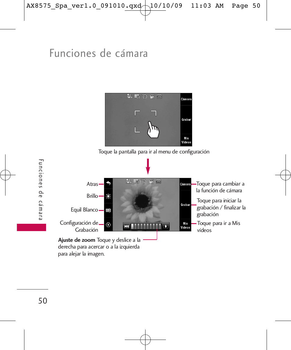 Funciones de cámara | LG LGAX8575 User Manual | Page 234 / 381