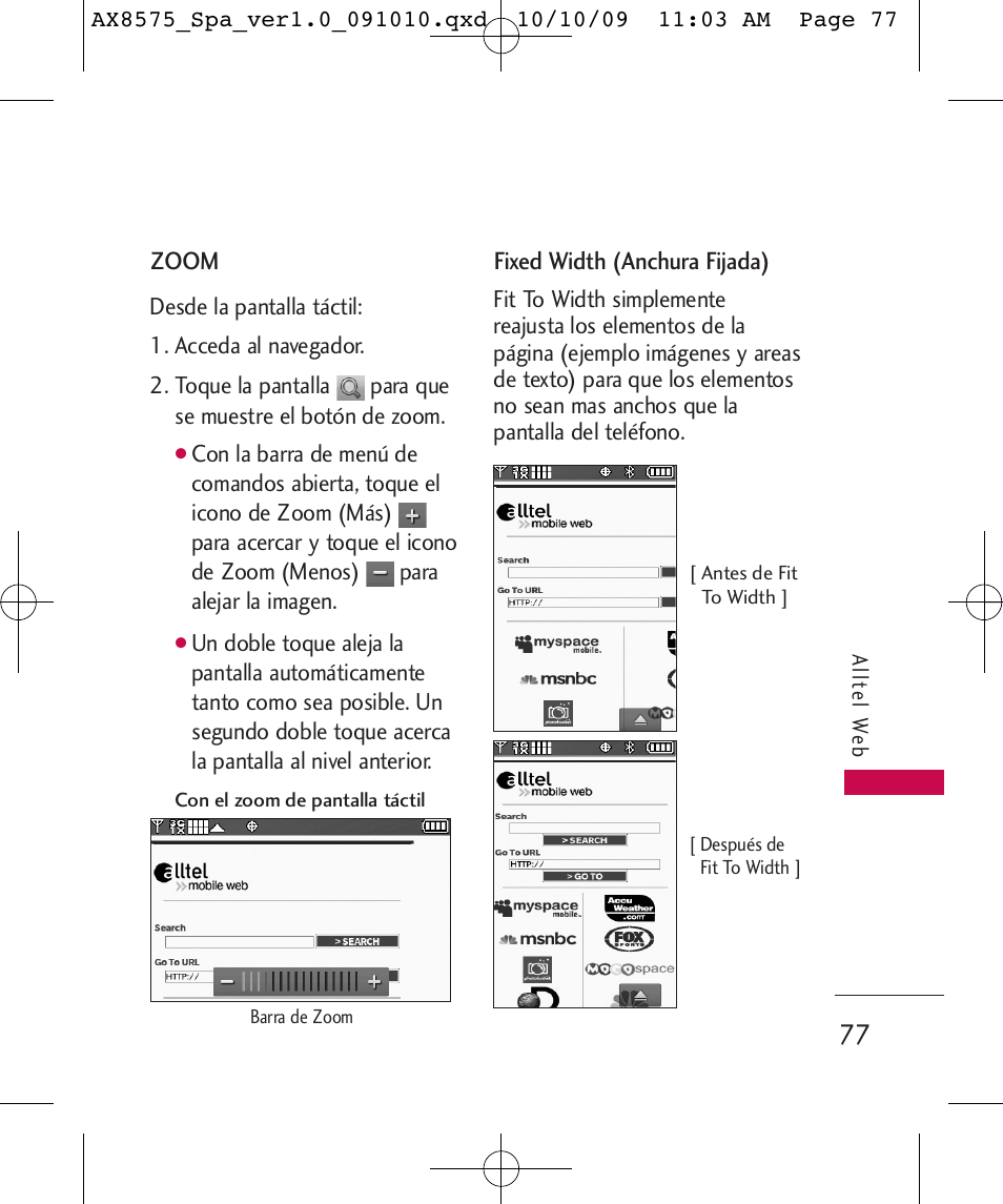 LG LGAX8575 User Manual | Page 261 / 381