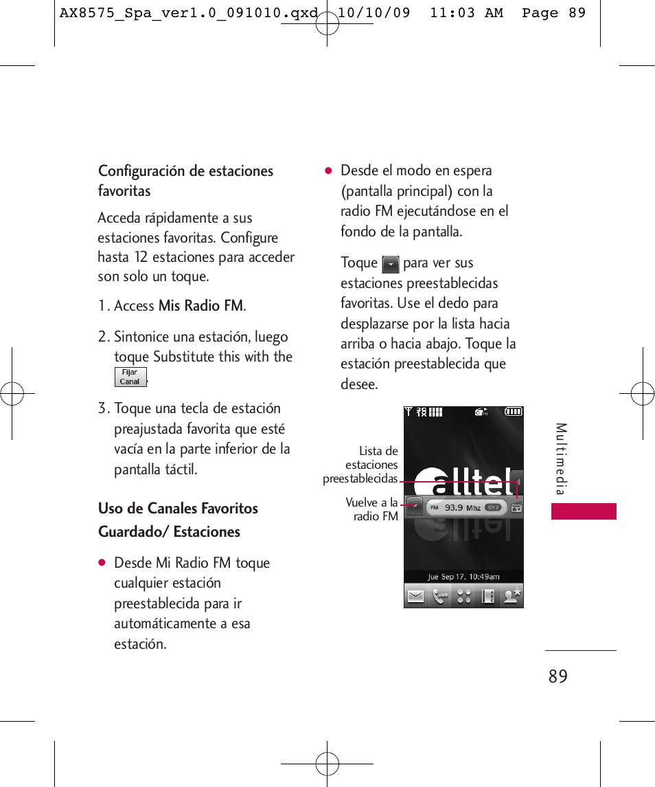 LG LGAX8575 User Manual | Page 273 / 381