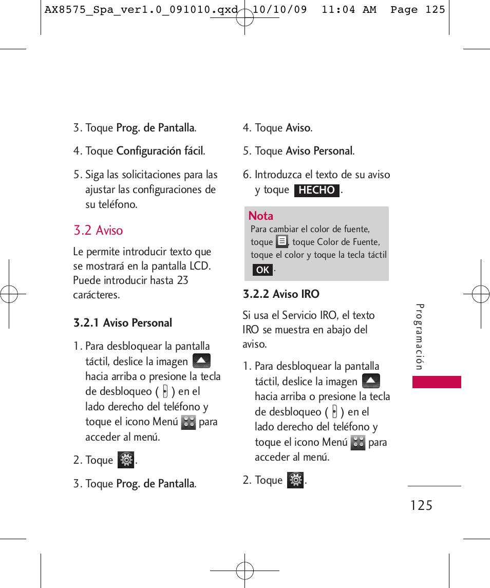 2 aviso | LG LGAX8575 User Manual | Page 309 / 381